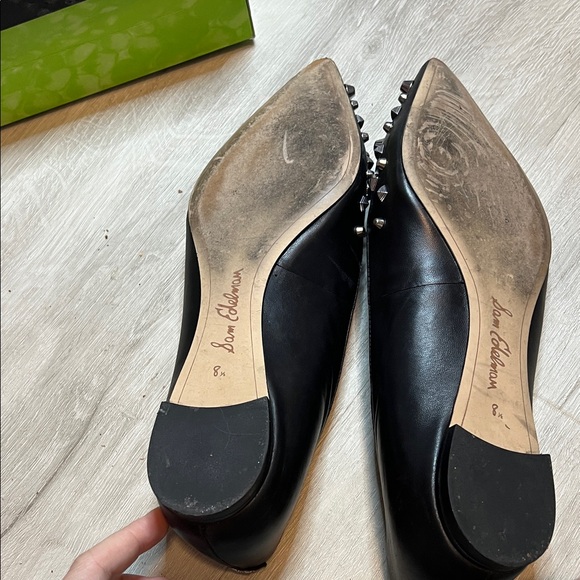 Sam Edelman Black Studded Flats - Picture 4 of 7